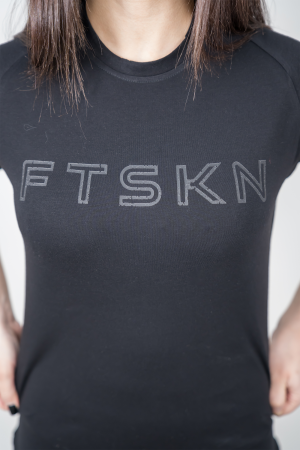 Tricou Fitskin Feminin FTSKN Negru [2]