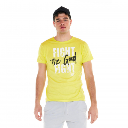 Îmbrăcăminte - Tricou Leone Fight the Good Fight Galben