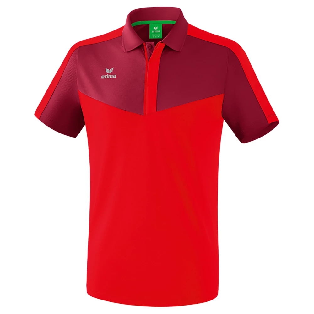 Tricouri - Tricou Polo Squard Erima Visiniu/Rosu