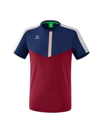 Outlet - Tricou Squard Erima Navy/Visiniu/Gri