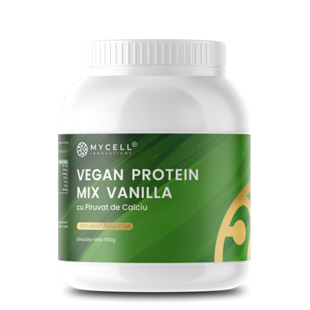 Suplimente si sanatate - Vegan Protein Vanilla cu Piruvat de Calciu