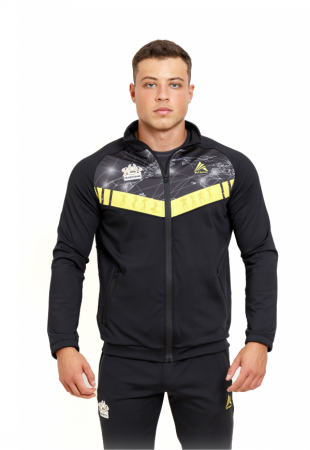 Bluze barbati - Bluza trening poliester masculin - International Fitness and Body Building Federation