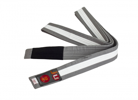 Toate Sporturile - Centura BJJ Junior Ju Sports Gri/Alb