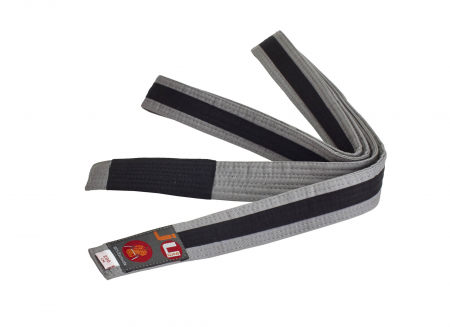 Toate Sporturile - Centura BJJ Junior Ju Sports Gri/Neagru