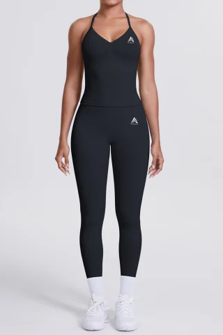 Noutati - Colant Lung FITSKIN V-Form Longline Negru