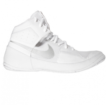 Reduceri - Ghete lupte Nike Fury Alb/Argintiu/Alb