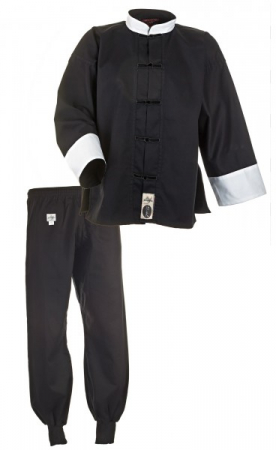 Toate Sporturile - Kimono Kung Fu Negru/Alb