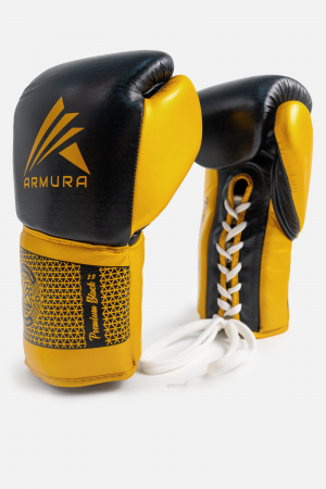 Toate Sporturile - Manusi box pro siret ARMURA Premium Black 2.0