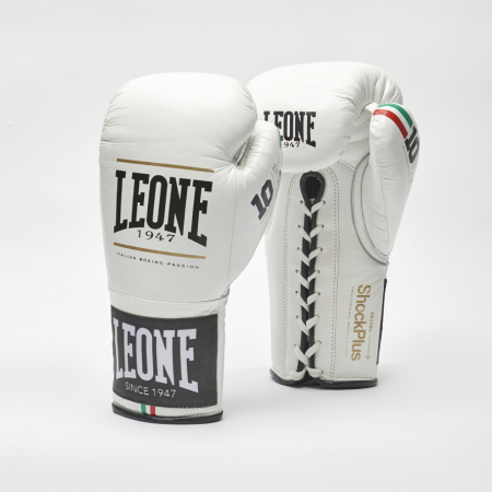 Toate Sporturile - Manusi de Box Leone-Shock Plus-Albe