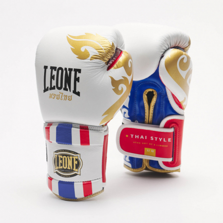 Toate Sporturile - Manusi de Box Leone Thai Style Albe