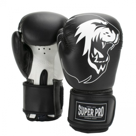 Box - Manusi de Box Super Pro Combat Talent Negru/Alb