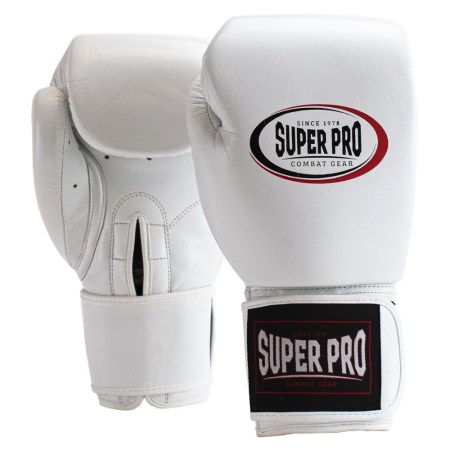 Noutati - Manusi de Box Super Pro Gear Alb/Negru