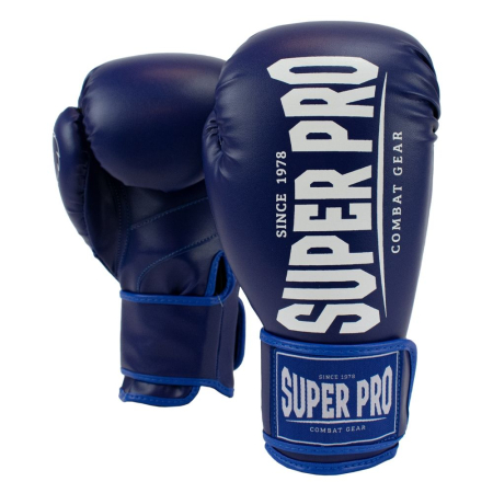 Noutati - Manusi de Box Super Pro Gear Champ Albastru/Alb
