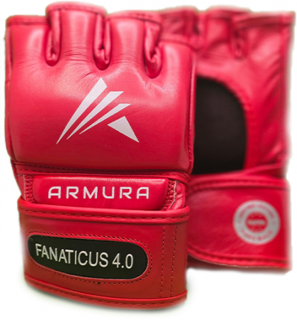 Manusi de MMA - Manusi MMA ARMURA Fanaticus 4.0 Rosii