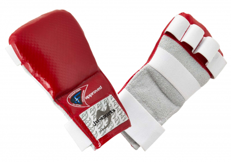Manusi de Karate si Jiu Jitsu - Manusi Mitt Pro Ju Sports Rosii