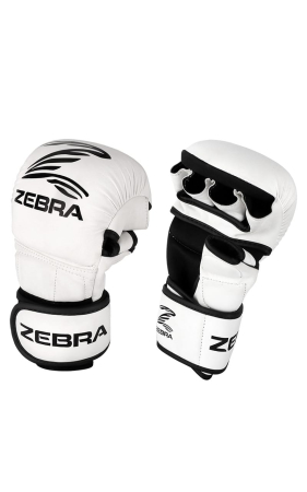 Manusi de MMA - Manusi ZEBRA MMA Sparring Albe