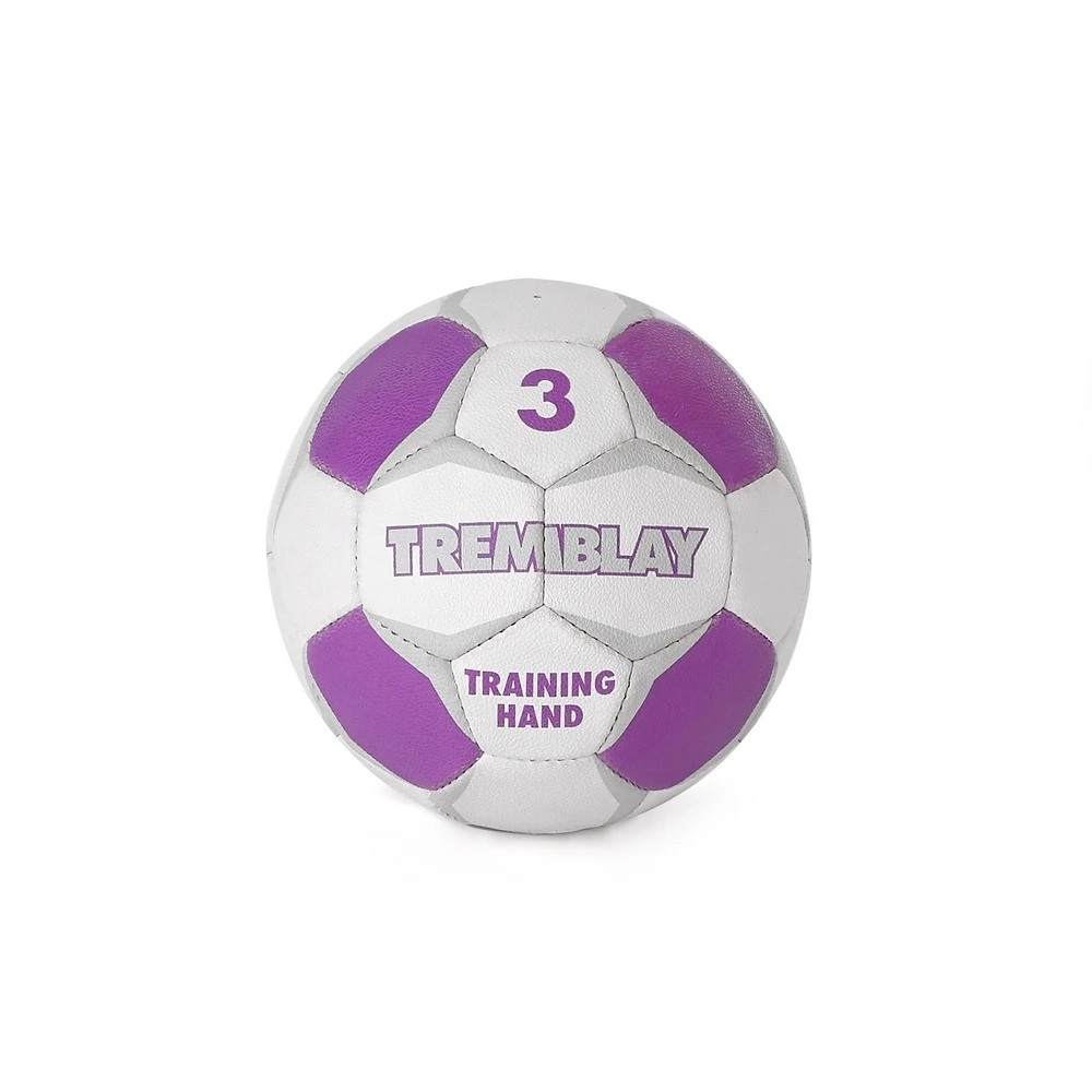 Handbal - Minge Handbal cu Acoperire Cauciucata Violet/Alb