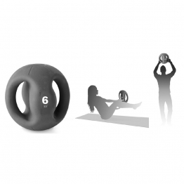 Mingi Fitness - Minge medicinala cu manere - 6 kg