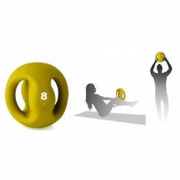 Mingi Fitness - Minge medicinala cu manere - 8 kg