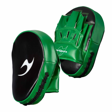 Palmare si PAO Arte Martiale - Palmete JU SPORTS curbate pentru Copii Verde/Negru