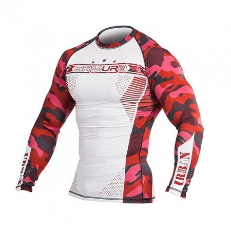 Noutati - Rashguard ARMURA Urban Camo Rosu Juniori