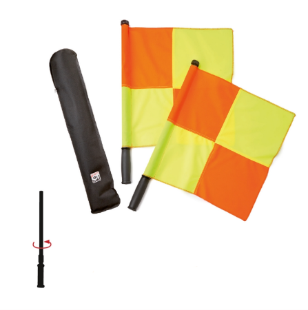 Arbitru de Fotbal - Set de 2 Fanioane Arbitru Fotbal Profesionale