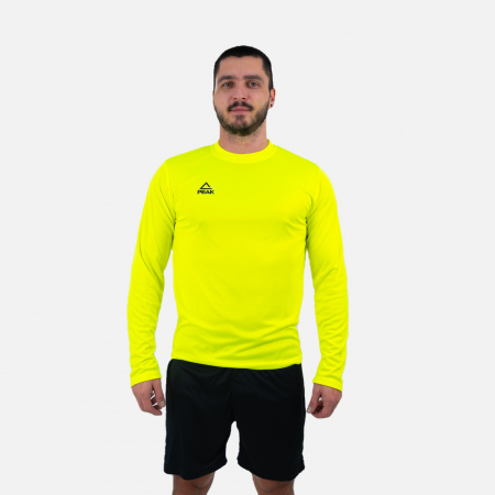 Fotbal - Set Tricou cu Maneca Lunga si Short Polypk Verdeneon/negru