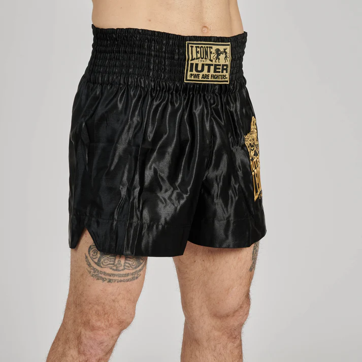 Shorturi Kickboxing si MMA - Short Combat Leone x IUTER Negru
