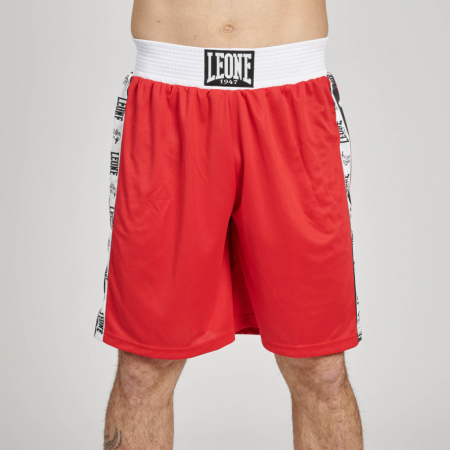 Short-uri de Box - Short De Box Leone Iconic-Rosu