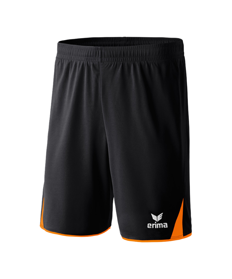Noutati - Short ERIMA Classic 5-C Negru/Portocaliu