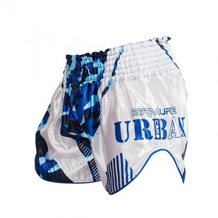 Reduceri - Short Kickboxing ARMURA Urban Camo Albastru
