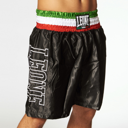 Toate Sporturile - Short Leone Boxing Italian Flag Negru