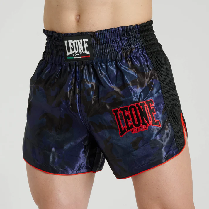 Shorturi Kickboxing si MMA - Short LEONE Camo Fight Albastru