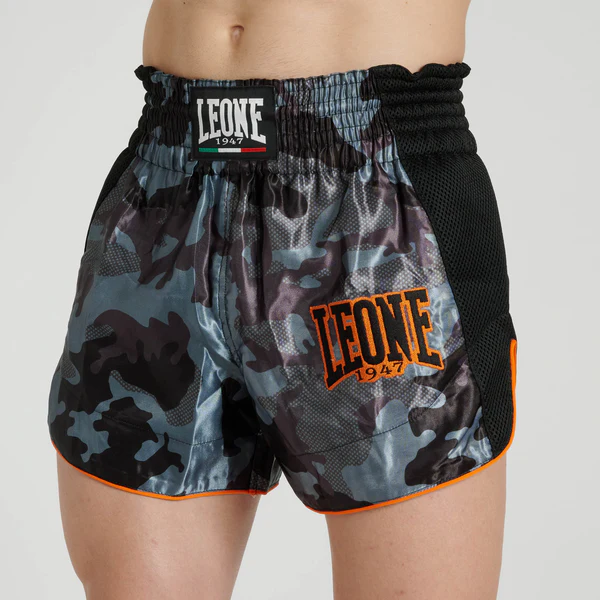 Shorturi Kickboxing si MMA - Short LEONE Camo Fight Gri