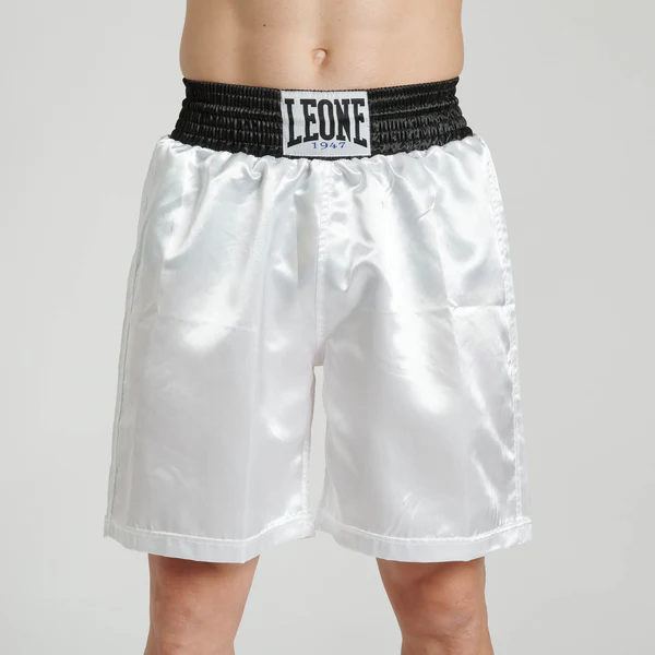 Noutati - Short LEONE de Box Color Block Alb