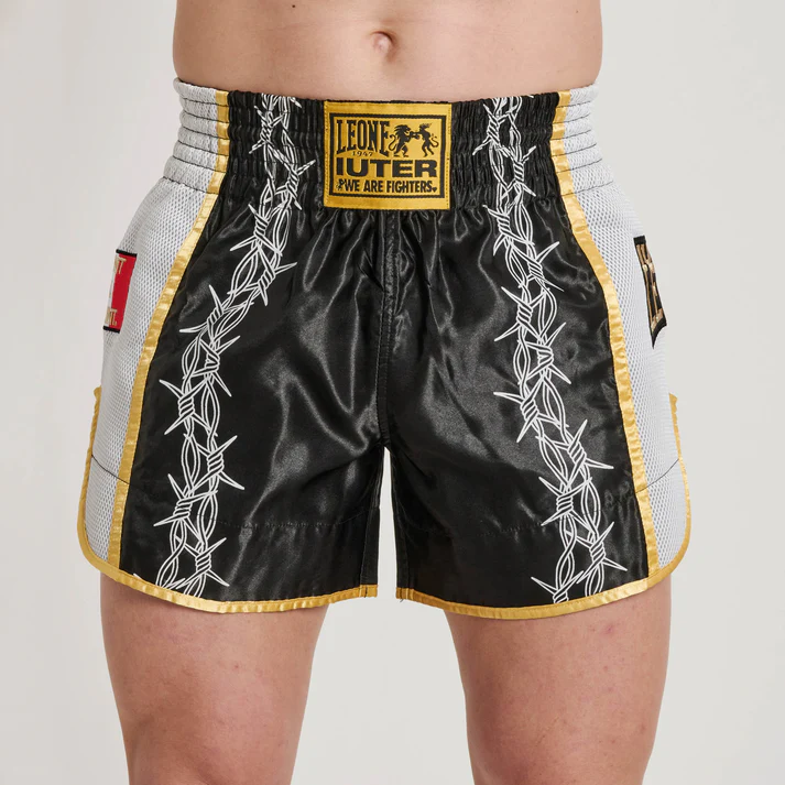 Shorturi Kickboxing si MMA - Short LEONE Kick Thai Barbed Wire