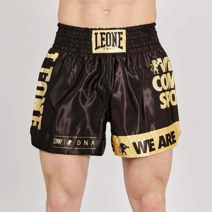Shorturi Kickboxing si MMA - Short LEONE Kick-Thai DNA Negru