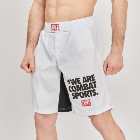 Reduceri - Short Leone Logo Wacs Alb