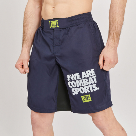 Barbati - Short Leone Logo Wacs Albastru