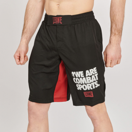 Barbati - Short Leone Logo Wacs Negru