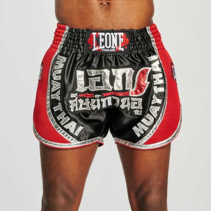 Shorturi Kickboxing si MMA - Short LEONE Thai Chiang Rai Negru