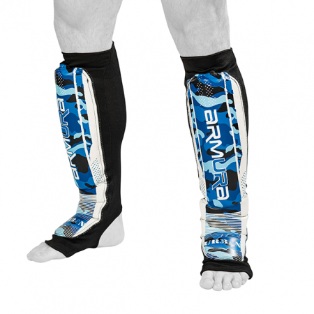 Toate Sporturile - Tibiere ARMURA Urban Camo Albastre