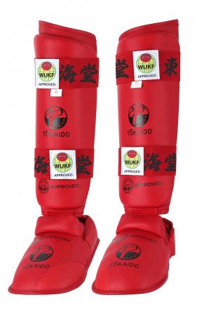 Toate Sporturile - Tibiere cu botosei Kanji Tokaido WUKF Rosii