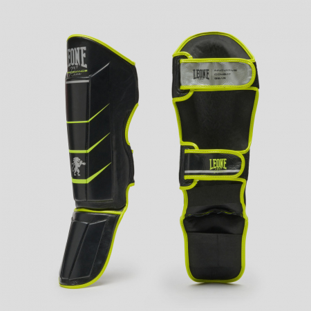 Toate Sporturile - Tibiere Leone Revo Fluo - Negre