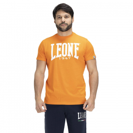 Tricouri - Tricou Leone Basic Big Logo Jersey Portocaliu