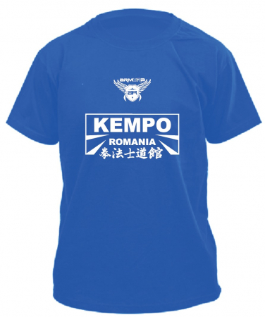 Copii - Tricou bumbac ARMURA Kempo Copii Albastru