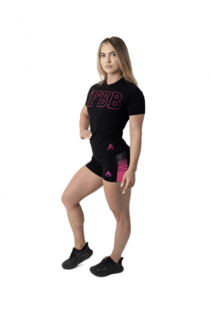 Reduceri - Tricou bumbac feminin - International Fitness and Body Building Federation