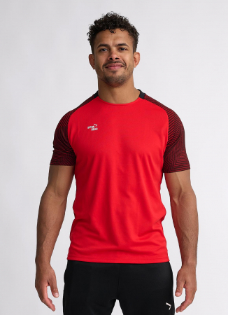 Barbati - Tricou Ippon Gear Performance Rosu/Negru