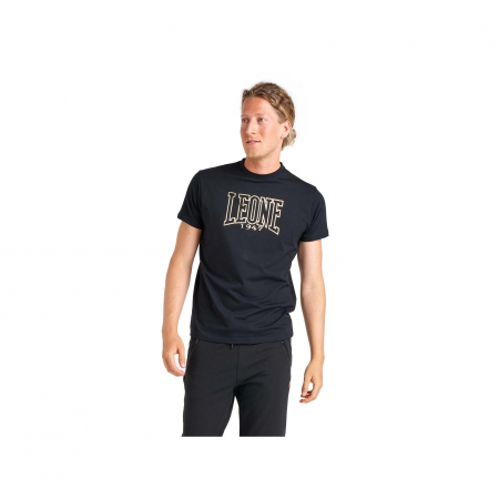 Tricouri - Tricou Leone Negru-Auriu
