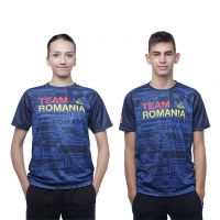 Tricouri - Tricou Poly Peak TeamRomania20 Albastru